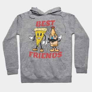 Best Friends Pizza And Beer Hoodie